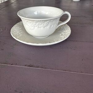 Ralph Lauren Wedgwood China Claire Cup and Saucer